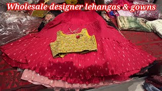 Bangalore wholesale designer lehangas amp gownsBoutique style amp traditionalSingle piece available [upl. by Nnyltiac]