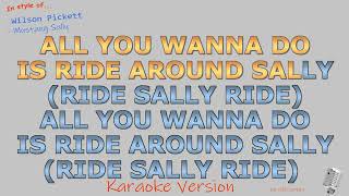 Wilson Pickett  Mustang Sally  Instrumental and Karaoke with Choir [upl. by Charissa]