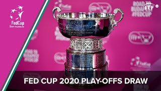 Fed Cup 2020 PlayOffs Draw Replay  ITF [upl. by Argyres936]