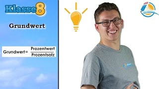 Prozentrechnung Grundwert  Klasse 8 ★ Wissen [upl. by Cote]