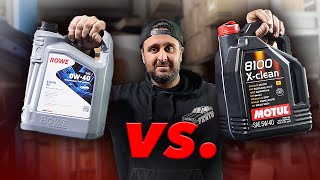 Motorölvergleich  ROWE 0W40 vs MOTUL XClean 5W40  BMWFarid [upl. by Bodnar]