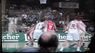 NBA star Dirk Nowitzki  Last game in german league with DJK Wuerzburg vs MTV Giessen in 1999 [upl. by Aymahs]