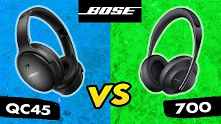 Bose QuietComfort 45 Vs Bose 700  4 Differences Explained [upl. by Secnarf]