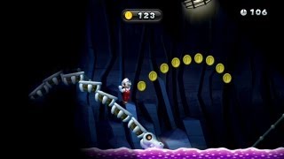 New Super Mario Bros U  Dark Dark Coaster Gold Medal [upl. by Citron830]