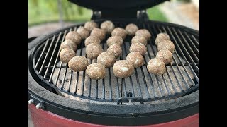 Kamado Joe Meatballs [upl. by Suivart]