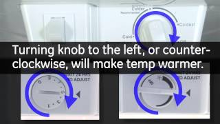 Temperature Controls  Top Mount Refrigerators [upl. by Nnayrrehs]