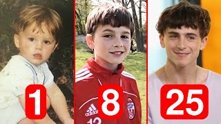 Timothée Chalamet  Transformation From 1 to 25 Years Old [upl. by Liesa]