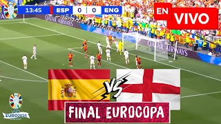 🔴 ESPAÑA VS INGLATERRA EN VIVO  FINAL UEFA EUROCOPA 2024 [upl. by Diane-Marie]