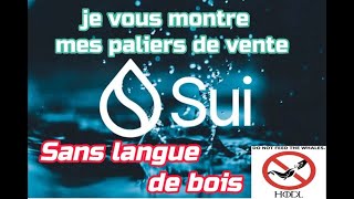 SUI V2  La Crypto Révolutionnaire Prête à Décoller 🚀  voici mes paliers de vente [upl. by Ela]