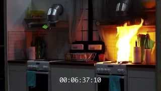 Innohome Cooker Fire Test [upl. by Liba]