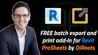 FREE Revit batch printerexporter ProSheets by DiRoots [upl. by Cini]