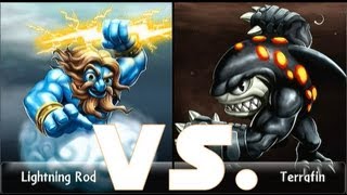 Skylanders Giants Lightning Rod 15 vs Terrafin 15 Lets Play Duellmodus GermanDeutsch [upl. by Yuma]