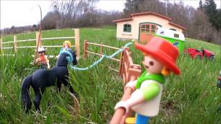 Film playmobil cheval série UNE NOUVELLE VIE saison 3 épisode 1 [upl. by Negiam]