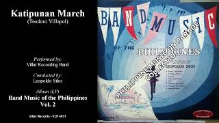 Katipunan March  Villar Recording Band and Leopoldo Silos [upl. by Abdu]