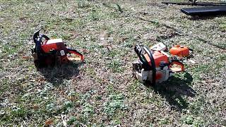 2 rebuilt STIHL MS390039 Mr Daniels Mr Gross [upl. by Alauqahs]