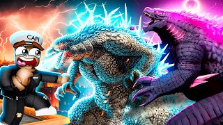 GODZILLA MINUS ONE vs EVOLOVED GODZILLA in ROBLOX [upl. by Winnifred]