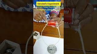 Oersteds Experiment  magnetic effect of electric current class 10 icse physics [upl. by Amle201]