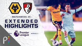 Wolves v Bournemouth  PREMIER LEAGUE HIGHLIGHTS  4242024  NBC Sports [upl. by Aivlis696]