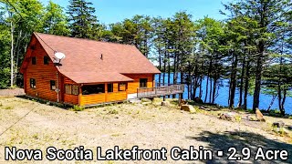 Nova Scotia Waterfront Property For Sale  C629k Nova Scotia Real Estate For Sale  Lake Cabins 9 [upl. by Raskind608]