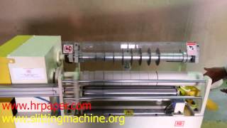 Automatic Paper Core Cutting Machine [upl. by Leruj]