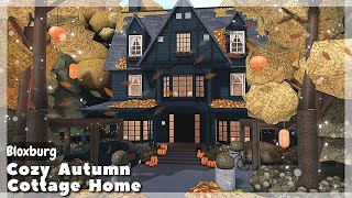 BLOXBURG Cozy Autumn Cottage Home Speedbuild  Roblox House Build [upl. by Haynes]