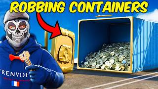 Stealing Mystery Crates in GTA 5 RP [upl. by Ecnerrot]