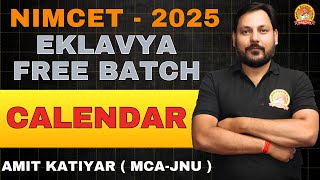 CALENDAR  P1  NIMCETCUETPG FREE BATCH  ALL CONCEPT CLEARED BY MAARULA CLASSES [upl. by Pond146]