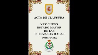 Acto de Clausura XXV CEMFAS [upl. by Eldredge]