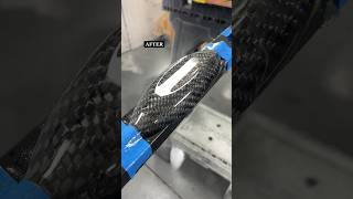 APPLYING CLEAR COAT carbonfiber carbon finish [upl. by Val525]