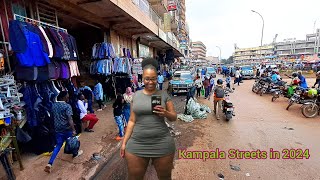 Kampala City View Downtown Streetskampala roads [upl. by Redman197]