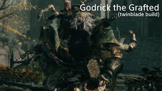 Elden Ring Godrick the Grafted twinblade build [upl. by Zeuqram]