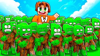 ¡Conseguí un EJERCITO ZOMBIE en ROBLOX 👑🧟‍♂️ Zombie Army Simulator [upl. by Lledniuq115]