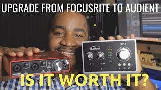 Focusrite Scarlett 2i2 vs Audient iD14 [upl. by Tibbs100]