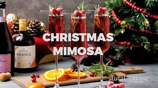 Christmas Mimosa Recipe [upl. by Eelyrag]