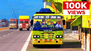 Karnataka Ksrtc Bus  Indian Bus in ETS2  ETS2 with Bus Mod [upl. by Godart165]