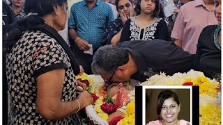 Funeral of loving Angel Smitha Saldanha47 wo Naveen Cassian mo Cleona Pearl Farla Bantwal [upl. by Nesto]