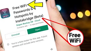 Free WiFi Passwords amp Hotspots by Instabridge Beta Download  Technical Shakeel [upl. by Scrivens]