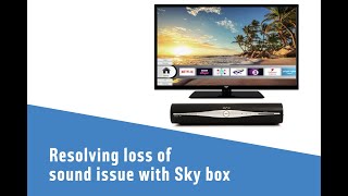 Loss of sound with Sky Box [upl. by Aerdnuahs]