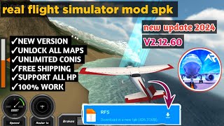 Real Flight Simulator Mod Apk V21260 Unlock All Maps And Free Shipping skgaming87 [upl. by Farant611]