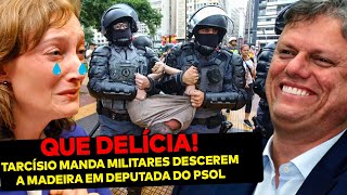 AGORA Militares descem a madeira em deputada do PSOL Tarcísio não perdoou e botou pra torar [upl. by Enirok]