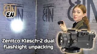 Zenitco Klesch2 dual IR flashlight unpacking [upl. by Remle769]