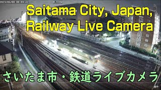 【フリー動画】さいたま市鉄道ライブカメラ（JR上野東京ライン・京浜東北線・湘南新宿ライン・東北本線の運行情報）・Saitama City Japan Railway Live Camera [upl. by Nedap114]