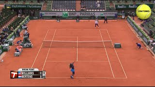 Serena Williams vs Kiki Bertens  2016 RG SF  Highlights [upl. by Opiak]