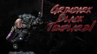 Painting a Black Templars Assault Intercessor The Grimdark way [upl. by Ameehs]