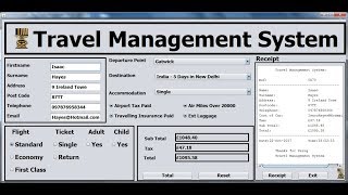 How to Create Travel Management System in Java NetBeans  Tutorial 1 of 2 [upl. by Roots]