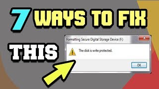 7 Ways to Remove Write Protection from Pen Drive or SD Card  Tech Zaada [upl. by Rick]