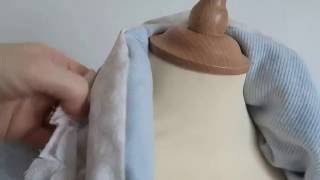 Tuto parementure peignoir Burda 9620 [upl. by Purcell]