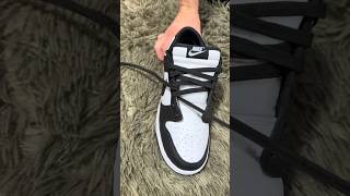 Crazy Nike Dunk Laces Tutorial [upl. by Naenej]