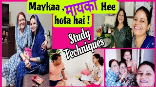 MAYKA toh मायका Hee Hota Hai 💖Shriyas STUDY TECHNIQUES During EXAMS👩‍💻PratimasLIFENLiving [upl. by Ydor697]