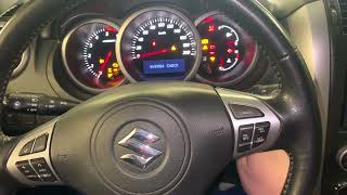 Suzuki Grand Vitara 2014 service reset [upl. by Branen]